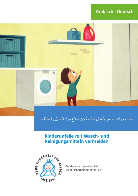 BAG IKW Flyer Waschmittel Arabisch